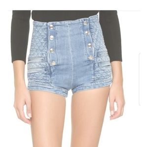 Balmain High-Waisted Shorts